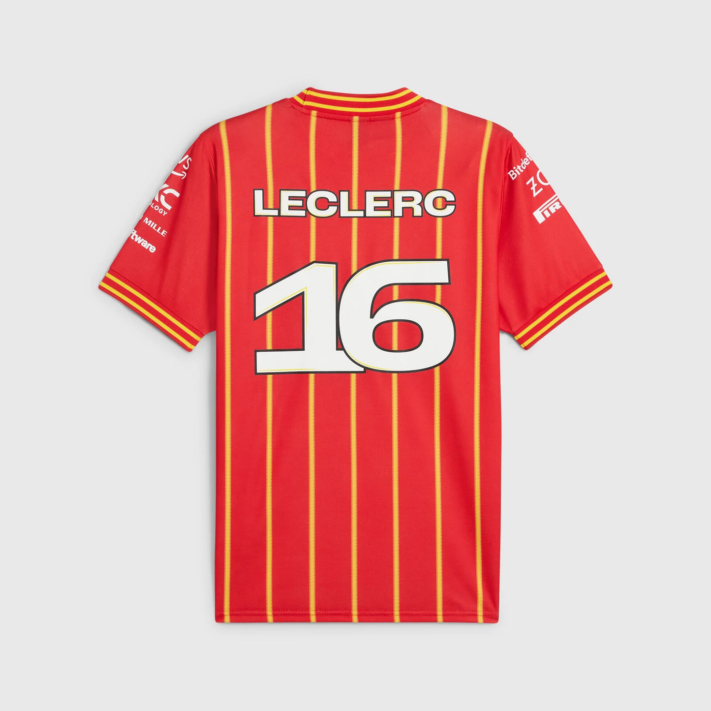 CAMISA SCUDERIA FERRARI TEAM SOCCER LECLERC