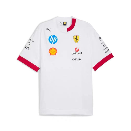 CAMISETA SCUDERIA FERRARI ESPECIAL MIAMI TEAM 2025