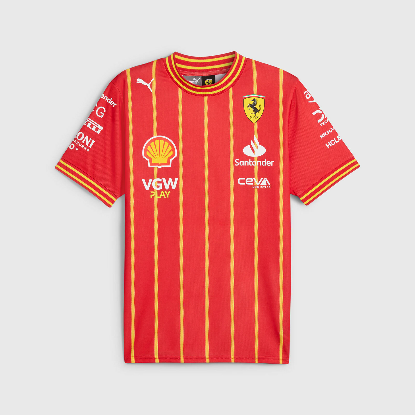 CAMISA SCUDERIA FERRARI TEAM SOCCER SAINZ