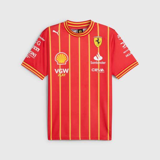 CAMISA SCUDERIA FERRARI TEAM SOCCER LECLERC