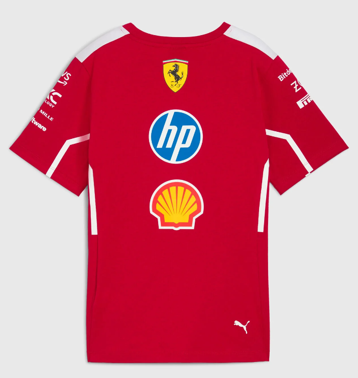 CAMISETA SCUDERIA FERRARI TEAM 2025